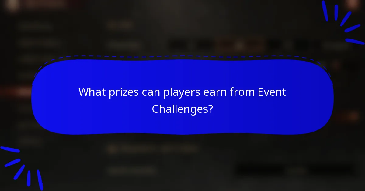 What prizes can players earn from Event Challenges?