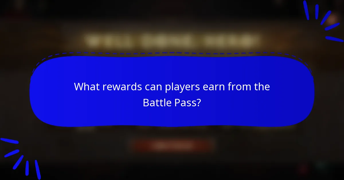 What rewards can players earn from the Battle Pass?