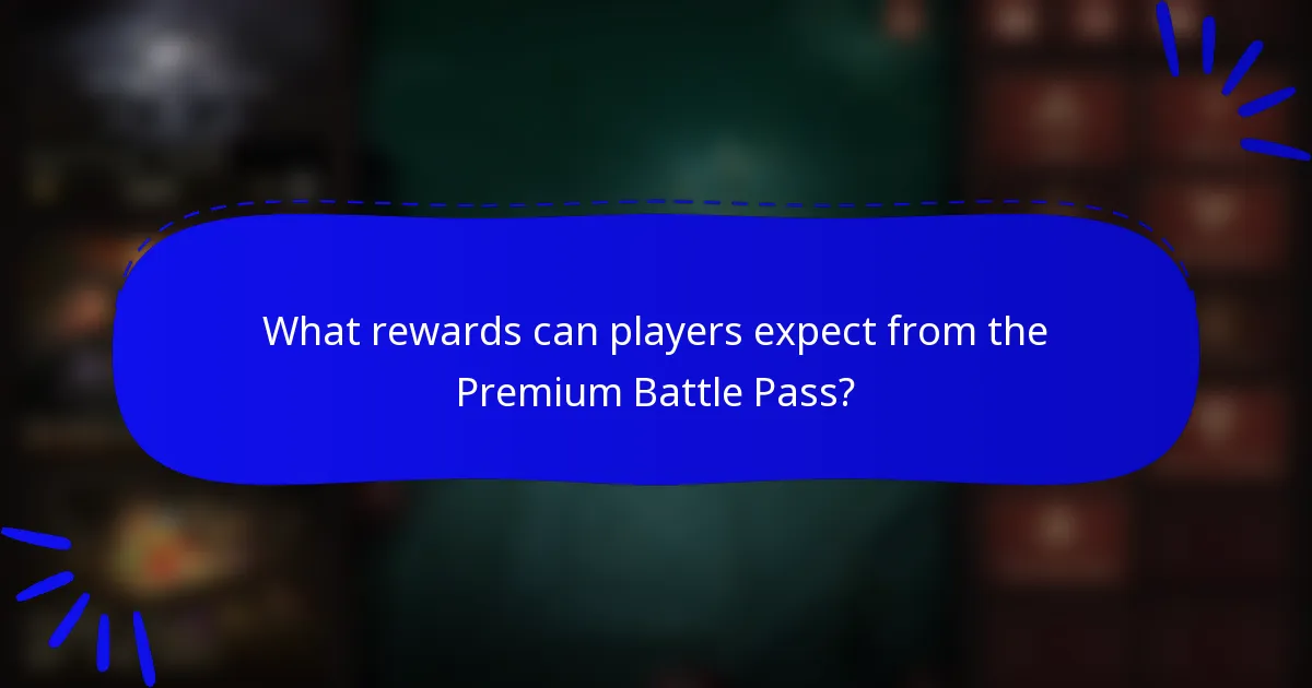 What rewards can players expect from the Premium Battle Pass?